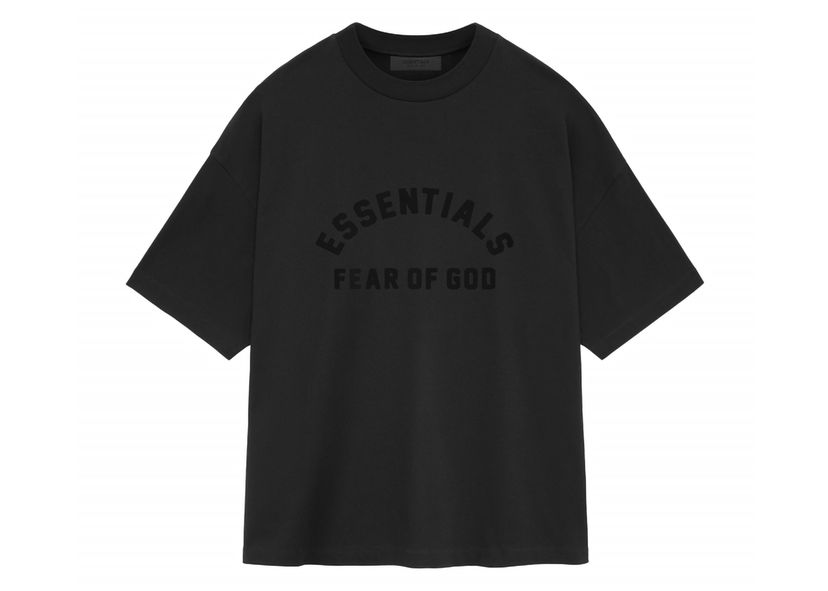 T-shirt Fear of God Core Collection Heavy S/S Tee Black Svart | 125SU242000F