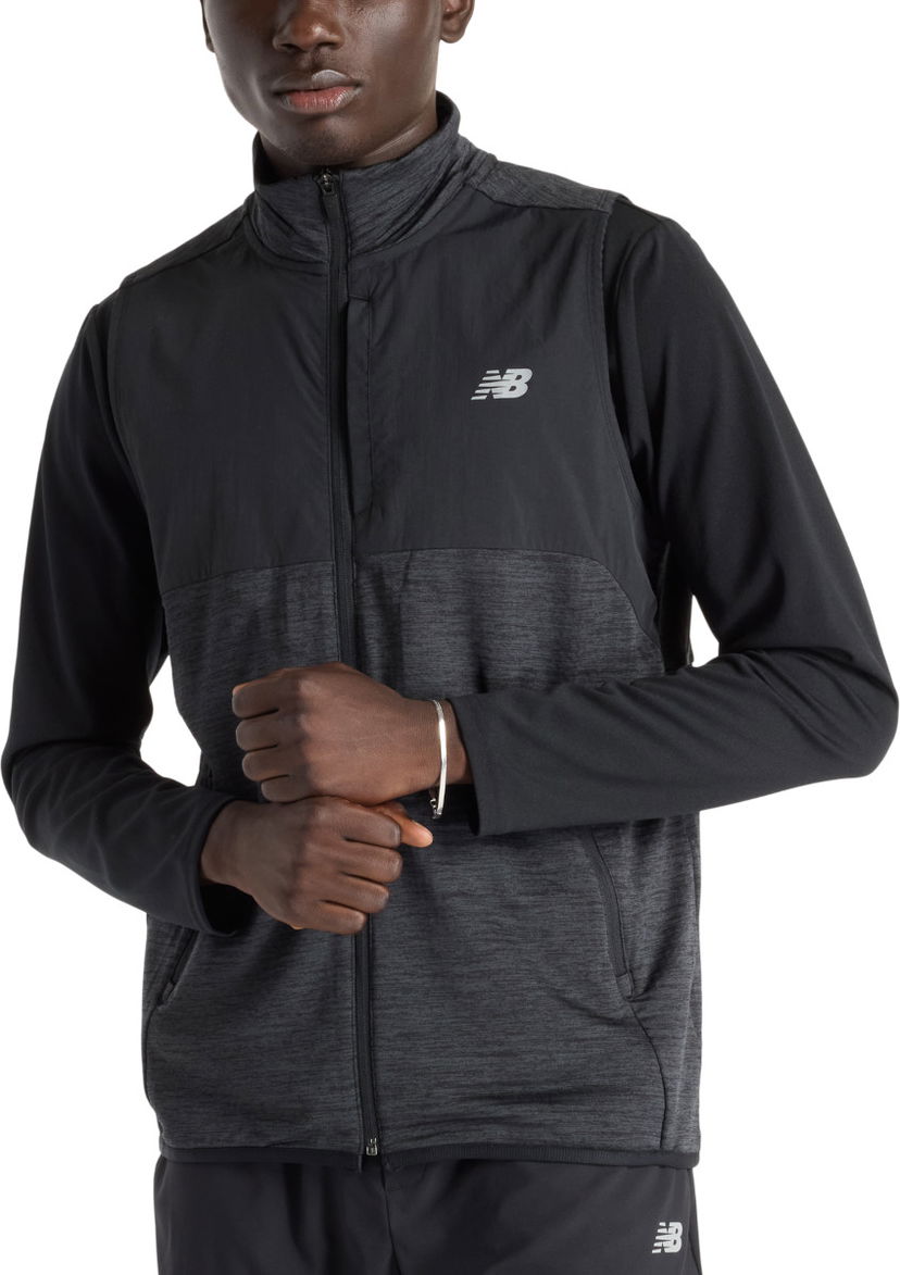 Väst New Balance Heat Grid Vest Svart | mv512-bk