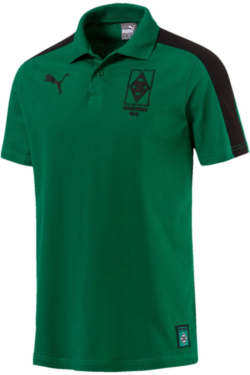 Polotröja Puma Green Colorblock T7 Polo Shirt Grön | 754170-002