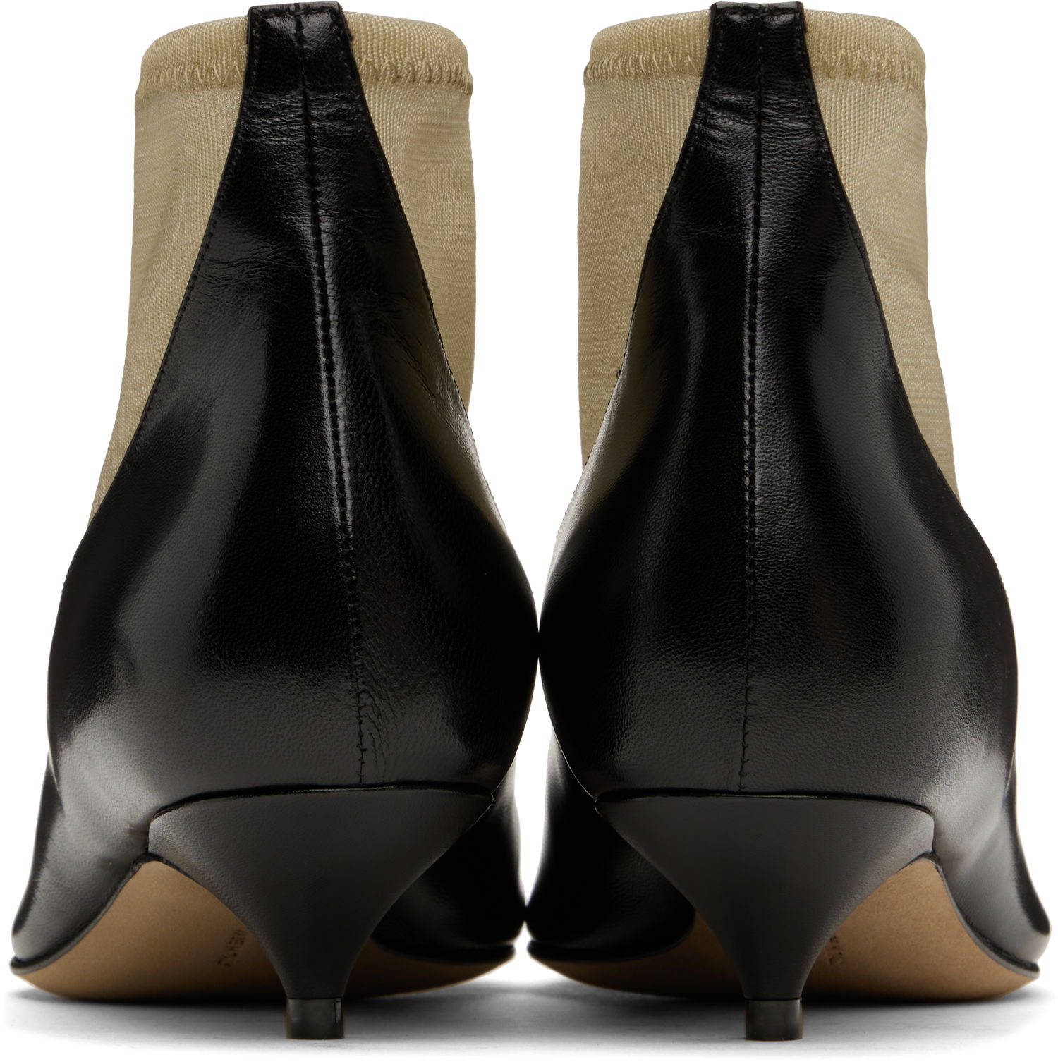 Kläder The Row The Row Mesh Kitten Heel Ankle Boots Svart | F1581-SL1W20, 1