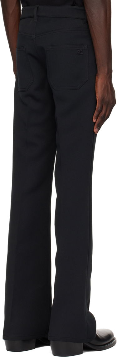 Byxor Courrèges Signature 70's Bootcut Trousers Svart | VESCPA021PL0007, 2