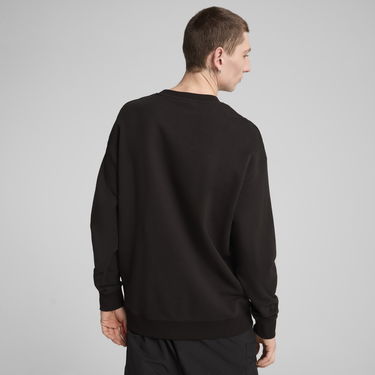 Sweater Puma WARDROBE ESS Relaxed Crewneck Sweatshirt Svart | 629650_01, 3