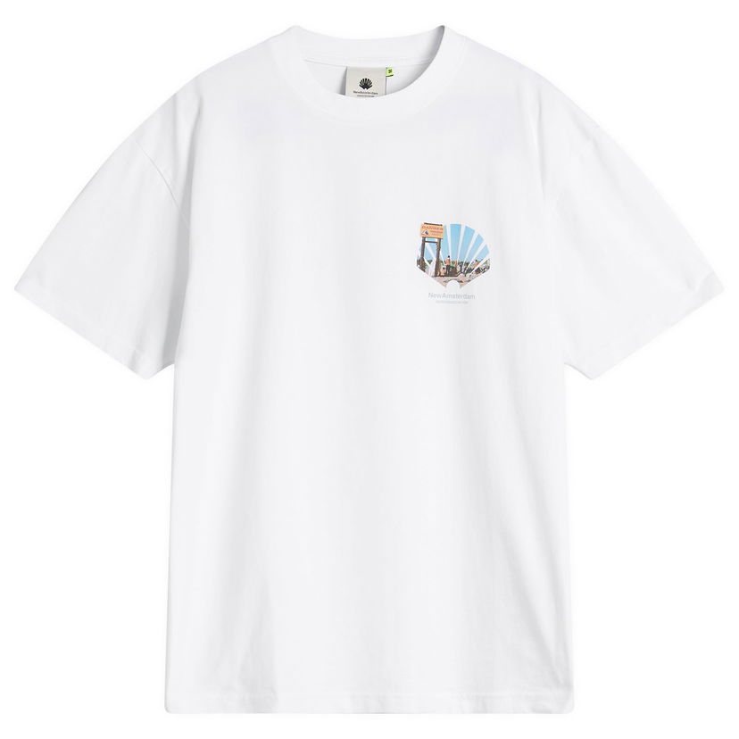 T-shirt New Amsterdam Surf Association New Amsterdam Surf Association Road Trip T-Shirt, Size Large Vit | 2501174002
