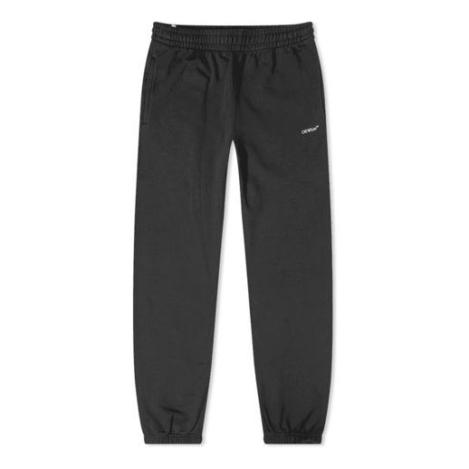 Träningsbyxor Off-White Off-White Arrow Printing Sweatpants Svart | OMCH029E20FLE0061001