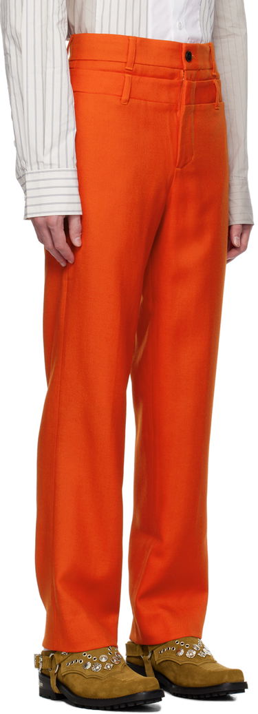 Byxor Feng Chen Wang Feng Chen Wang Layered Trousers Orange | FUF16TR23, 1