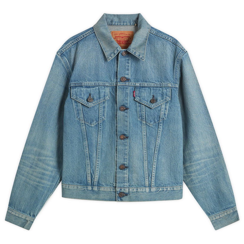 Jacka Levi's LVC 1961 Type III 557 Kaihara Denim Jacket, Size Medium Blå | 74998-0004-BLU
