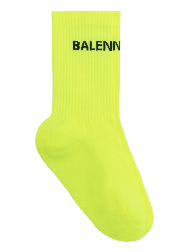Strumpor Balenciaga Logo Socks Grön | 585526479B07260