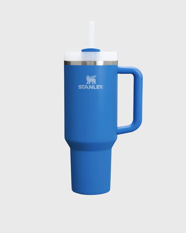 Dricksflaska Stanley Quencher FlowState Tumbler with Handle and Straw Blå | 10-11824-268, 0