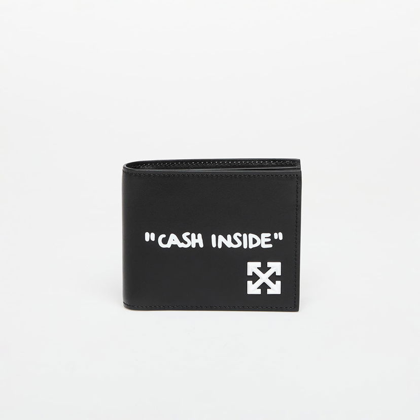 Plånbok Off-White Off-White Jitney Quote Bifold Wallet Svart | OMNC098C99LEA0011001