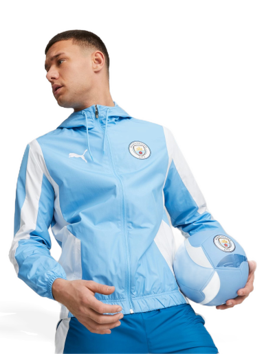 Jacka Puma Manchester City Men's Prematch Anthem Jacket Blå | 772846_01
