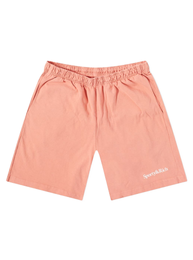 Shorts Sporty & Rich Serif Logo Gym Short Rosa | SH493FL