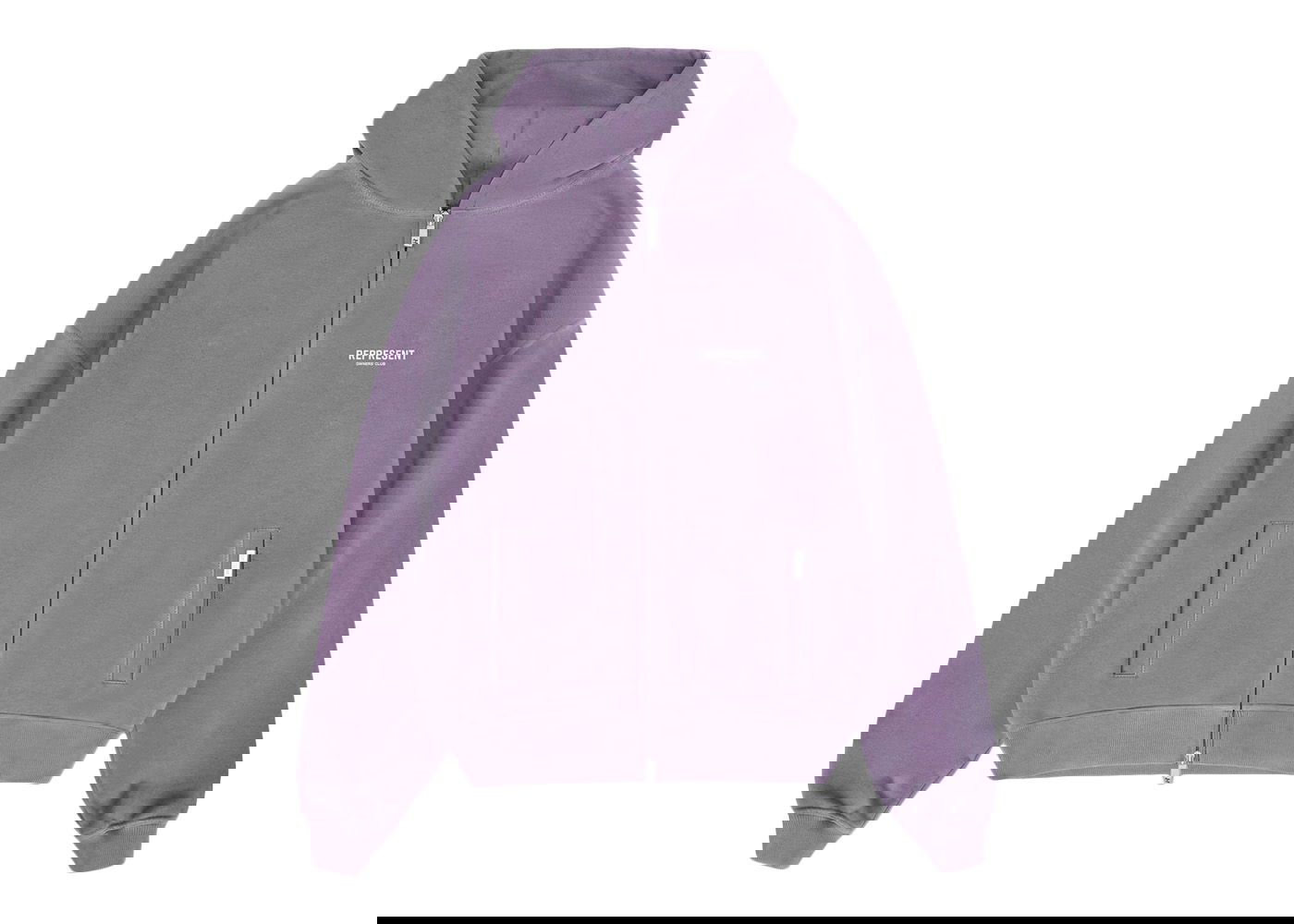 Sweatshirt Represent Clo Represent Owners Club Zip Hoodie Vintage Violet Purpur | MH4039-326, 0