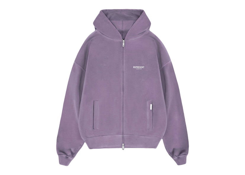 Sweatshirt Represent Clo Represent Owners Club Zip Hoodie Vintage Violet Purpur | MH4039-326