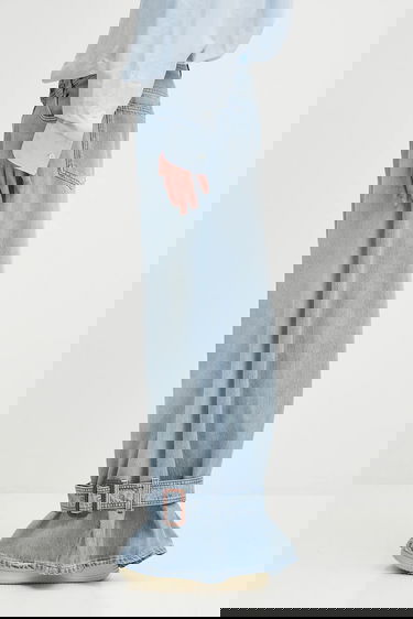 Jeans JW Anderson JW Anderson Buckled Cuff Jeans Blå | DT0107-PG1735, 4