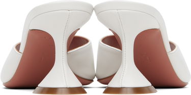 Skovård Amina Muaddi Amina Muaddi Lupita 70 Heeled Sandals Vit | LUPITA SLIPPER 70 CL Nappa, 1