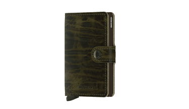 Plånbok Secrid Miniwallet "Safiano Olive" Grön | MSa-olive, 1
