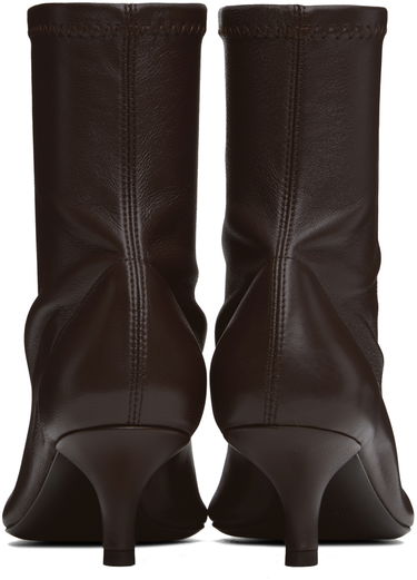 Sneakers och skor TOTEME 'The Heeled Sock' Kitten Heel Boots Brun | 244-WAS0161-LE0089, 1