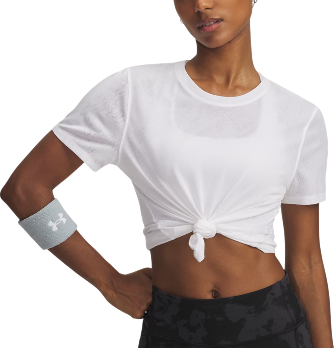 T-shirt Under Armour Launch Jacquard Short Sleeve T-Shirt Vit | 6005096-100, 0