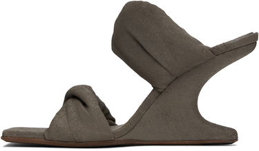 Skovård Rick Owens Rick Owens Porterville Cantilever 8 Twisted Heeled Sandals Grå | RP01E7803 LBA, 2