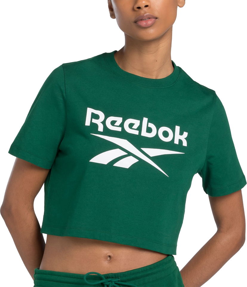 T-shirt Reebok IDENTITY BIG LOGO CROP TEE Grön | 100076000