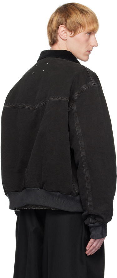 Jacka Maison Margiela Maison Margiela Yoke Caban Bomber Jacket Svart | S50AM0640 M35255, 2