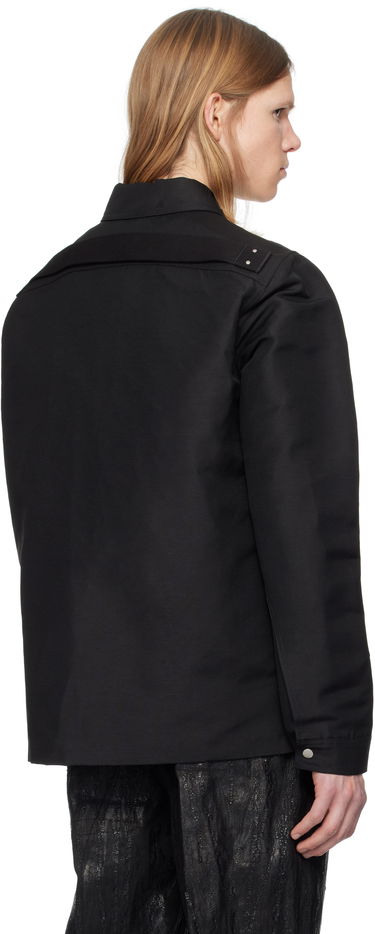 Jacka Rick Owens Rick Owens Hollywood Heavy Brad Jacket Svart | RU01E5764 FH, 2