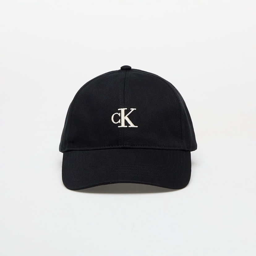 Keps CALVIN KLEIN Calvin Klein Jeans Monogram Embroidery Cap Svart | LV04K5024G UB1