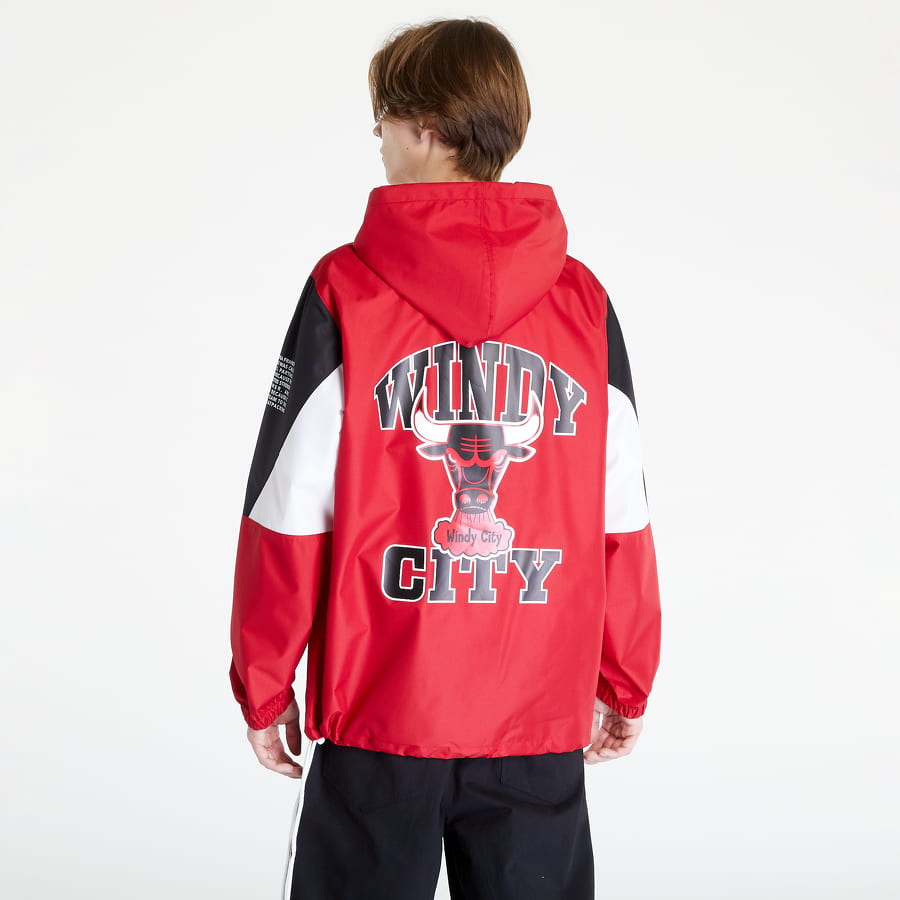 Vindjacka Mitchell & Ness NBA Team Origins Pullover Anorak Röd | OJPO5033-CBUYYPPPSCAR, 1