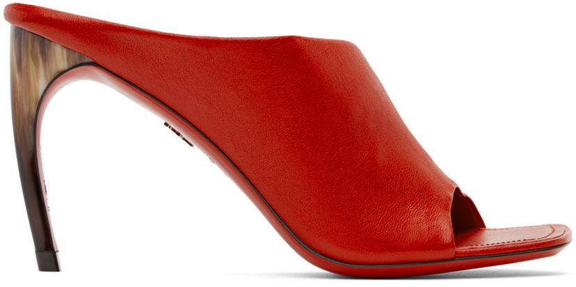 Tillbehör FERRAGAMO Salvatore Ferragamo Nymphe Mules Röd | 01I112 - 772930