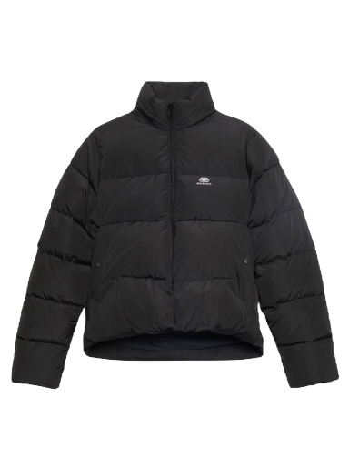 Pufferjacka Balenciaga C-Shape Puffer Jacket Svart | 601763TYD361000