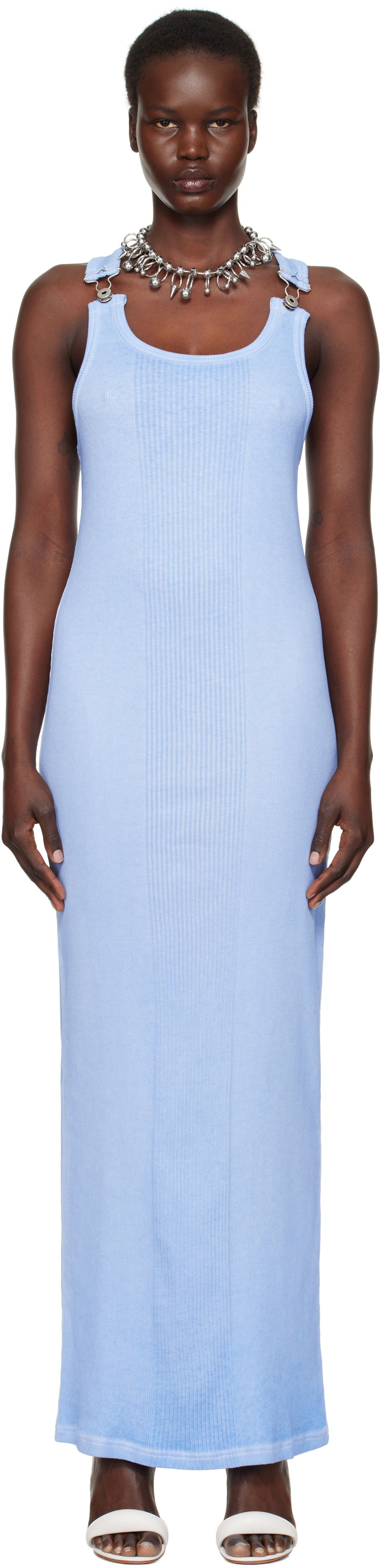 Klä Jean Paul Gaultier Jean Paul Gaultier 'The Strapped' Maxi Dress Blå | 25/33-F-RO352-J054-52, 0