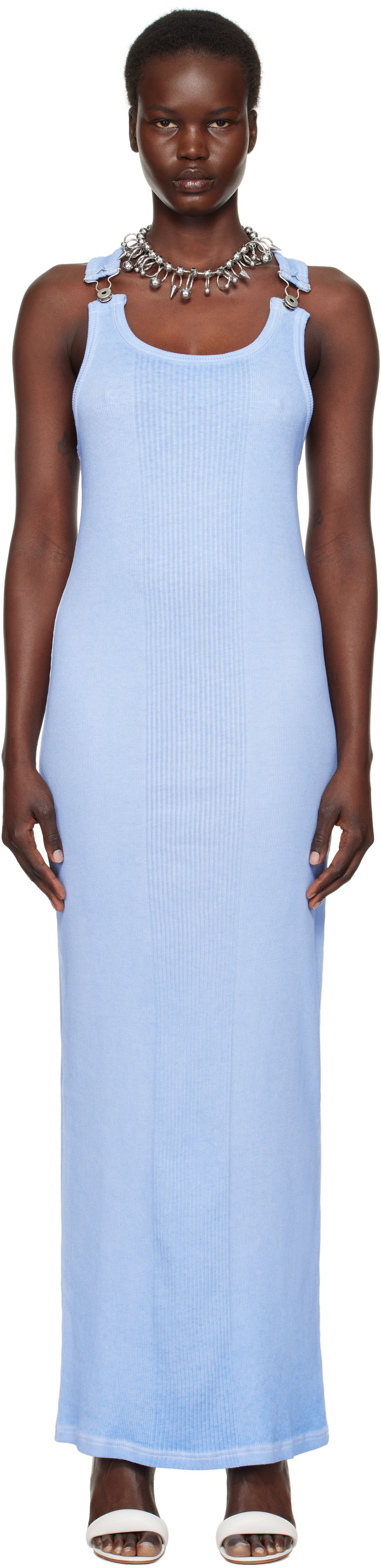 Klä Jean Paul Gaultier Jean Paul Gaultier 'The Strapped' Maxi Dress Blå | 25/33-F-RO352-J054-52