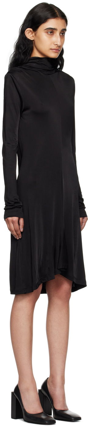 Klä Helmut Lang Helmut Lang Cowl Neck Midi Dress Svart | O05HW601, 1