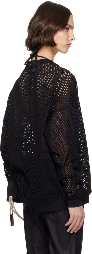 Sweater Rick Owens Rick Owens Champion Edition Jumbo Mesh Sweatshirt Svart | CW01E1670 CHONET, 2
