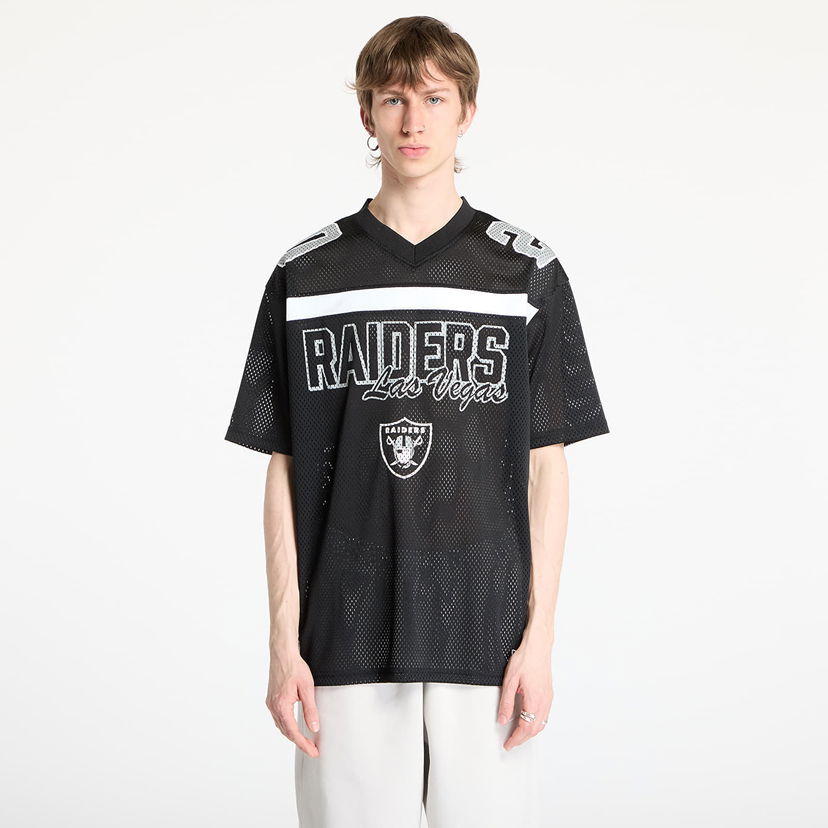 Jersey New Era New Era NFL Las Vegas Raiders Mesh Graphic Jersey Svart | 60596386