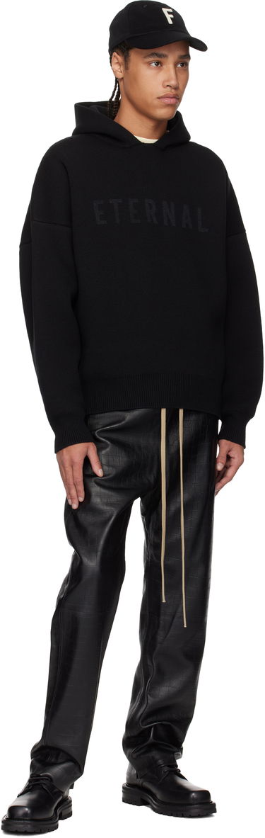 Sweater Fear of God Fear of God 'Eternal' Merino Knit Hoodie Svart | FGE220-2031LAW, 3