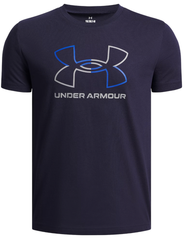 T-shirt Under Armour GL Foundation Short Sleeve T-Shirt with Split Outline Logo Mörkblå | 6005010-410, 0