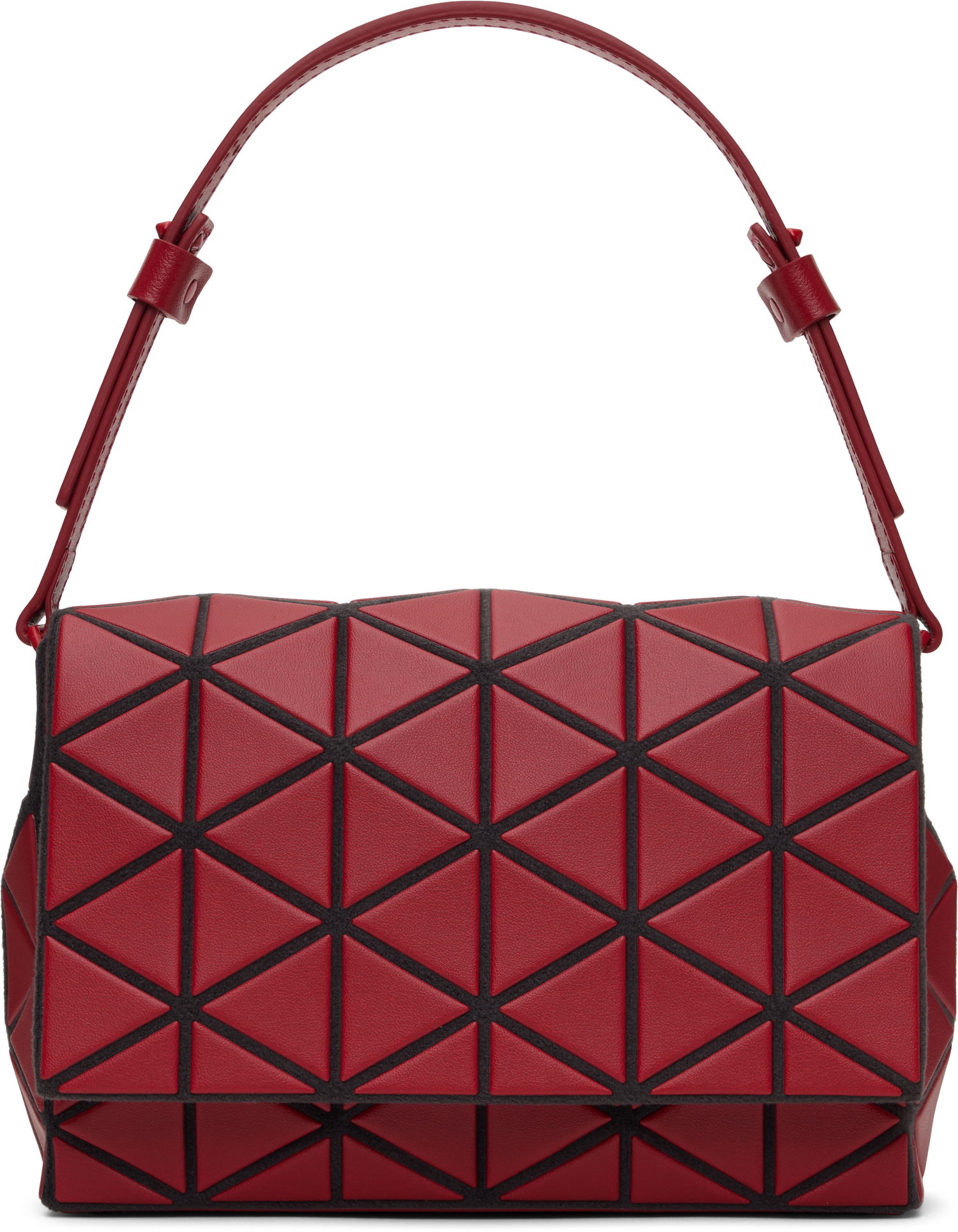 Handväska BAO BAO ISSEY MIYAKE Geometric Patterned Crossbody Handbag Röd | BB48AG251, 0