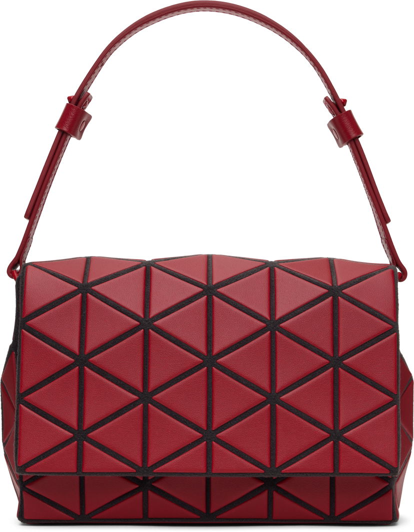 Handväska BAO BAO ISSEY MIYAKE Geometric Patterned Crossbody Handbag Röd | BB48AG251