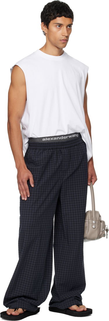 Byxor Alexander Wang Alexander Wang Relaxed Trousers Blå | 6WC3254885, 3