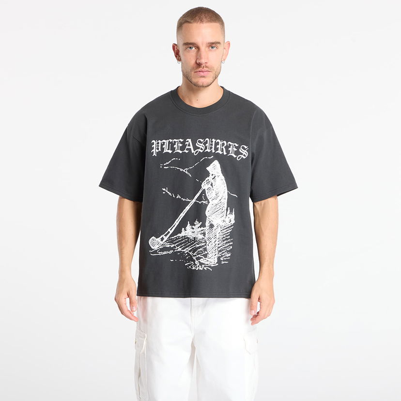 T-shirt Pleasures Pipe T-Shirt XXL Grå | P25F079-BLACK