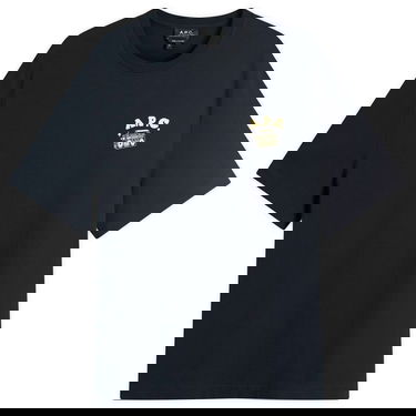 T-shirt A.P.C. Men's Disco Print T-Shirt, Size Small Mörkblå | COHGS-M26530-IAK, 1