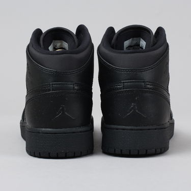 Sneakers och skor Jordan Air Jordan 1 Mid ''Black White'' Svart | 554724-034, 3