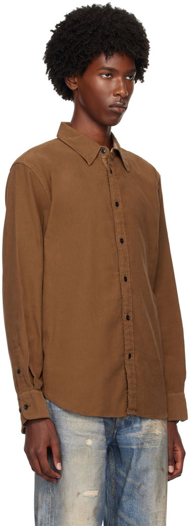 Skjorta rag & bone Rag & Bone Men's Finch Casual Shirt Brun | MBW24FA004CRML, 1