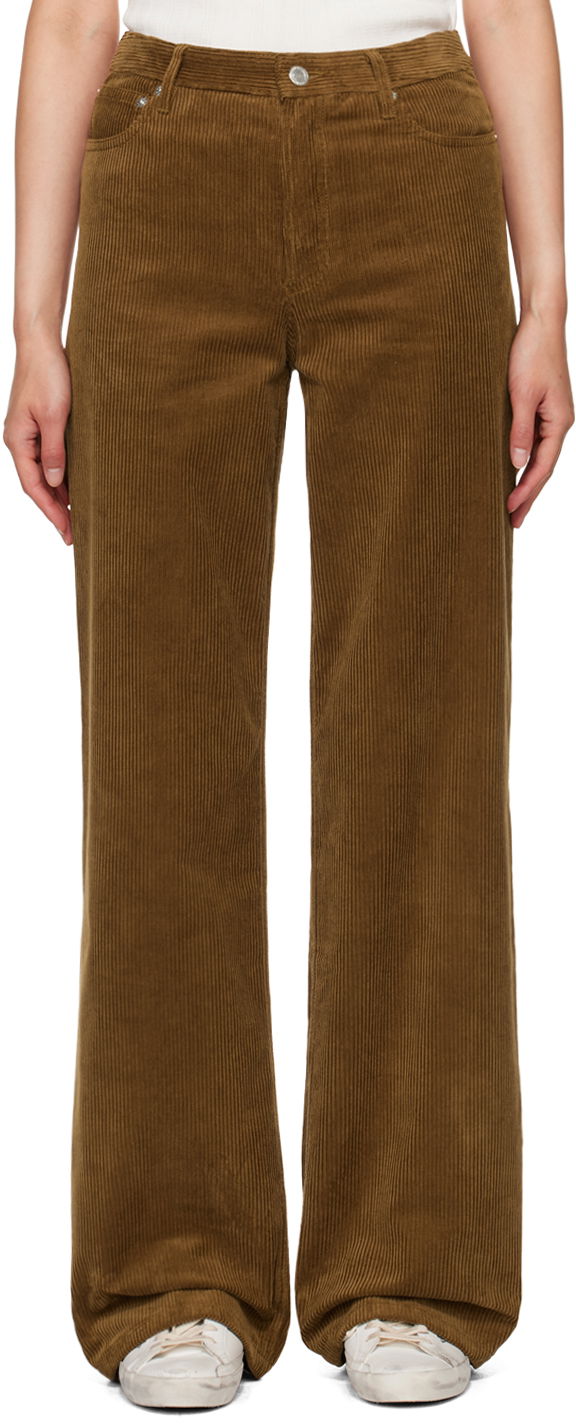 Jeans A.P.C. Brown Elisabeth Jeans Brun | COHBB-F09181