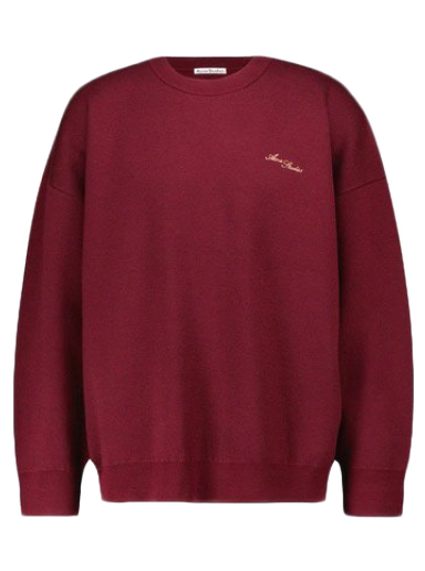 Sweater Acne Studios Crewneck Röd | FN-MN-KNIT000263