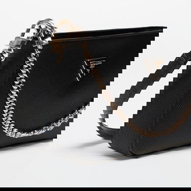 Axelväska GUESS GUESS Noelle II Mini Top Zip Shoulder Bag Svart | HWZG9672720-BLA, 3