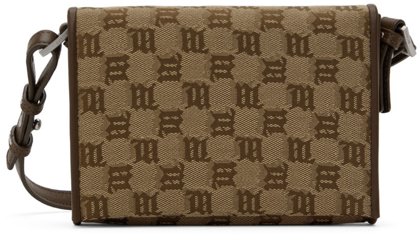 Plånbok MISBHV SSENSE x Jacquard Monogram Phone Pouch Brun | 240EX400