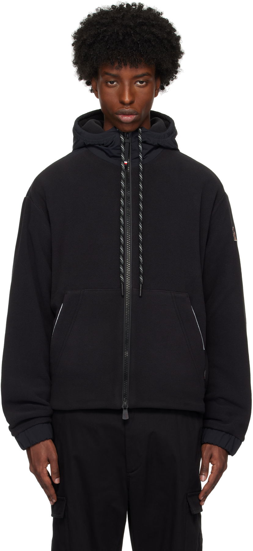 Bomberjacka Moncler Fleece Jacket Svart | J20978G0000189AK8