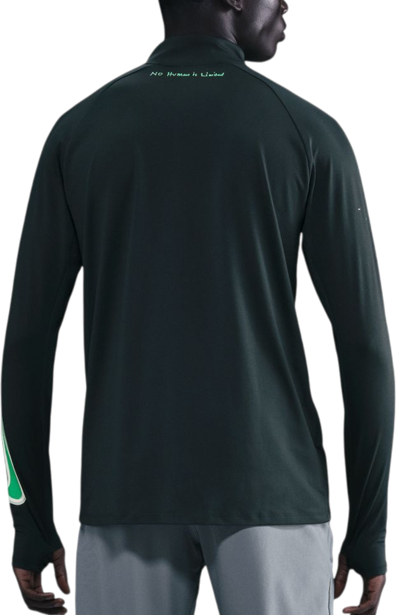 T-shirt Nike Eliud Kipchoge Stride Quarter-Zip Running Top Grön | hv2658-390, 1